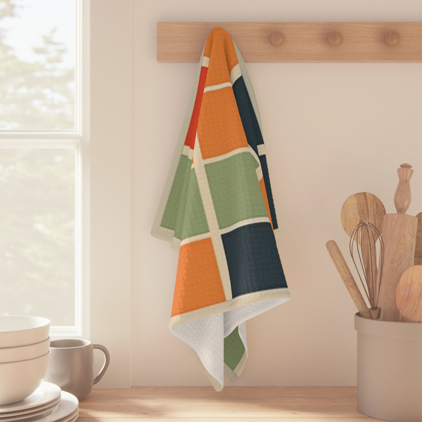 Mid Century Modern Microfiber Towel PS6