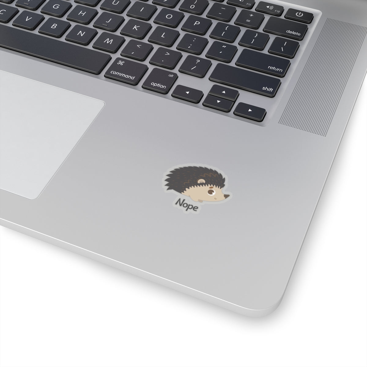 "Nope" Hedgehog Sticker