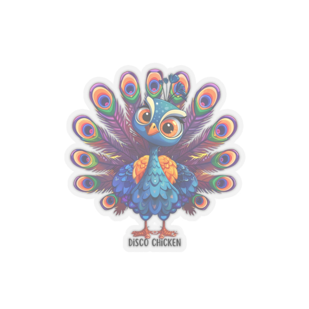 Disco Chicken Sticker