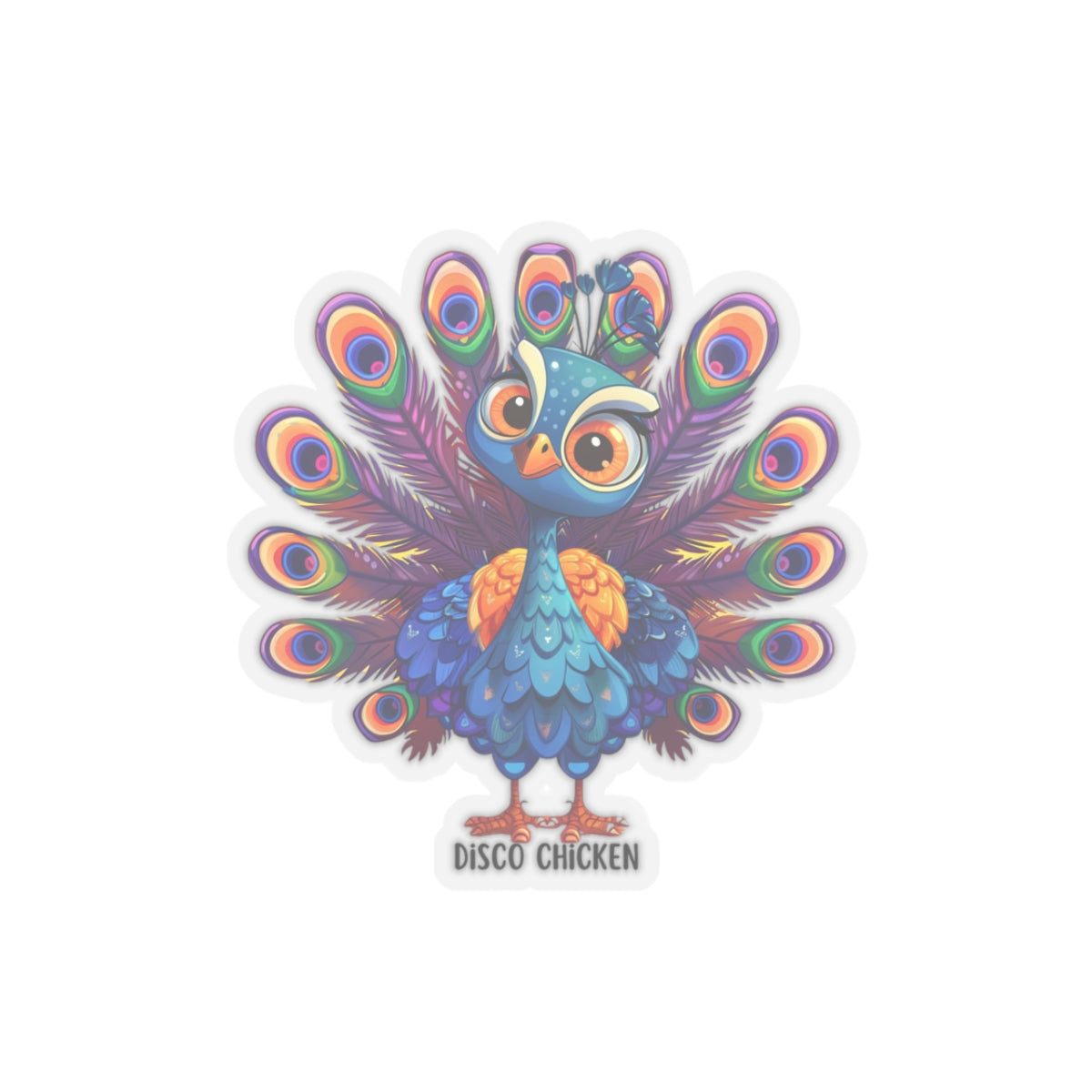 Disco Chicken Sticker