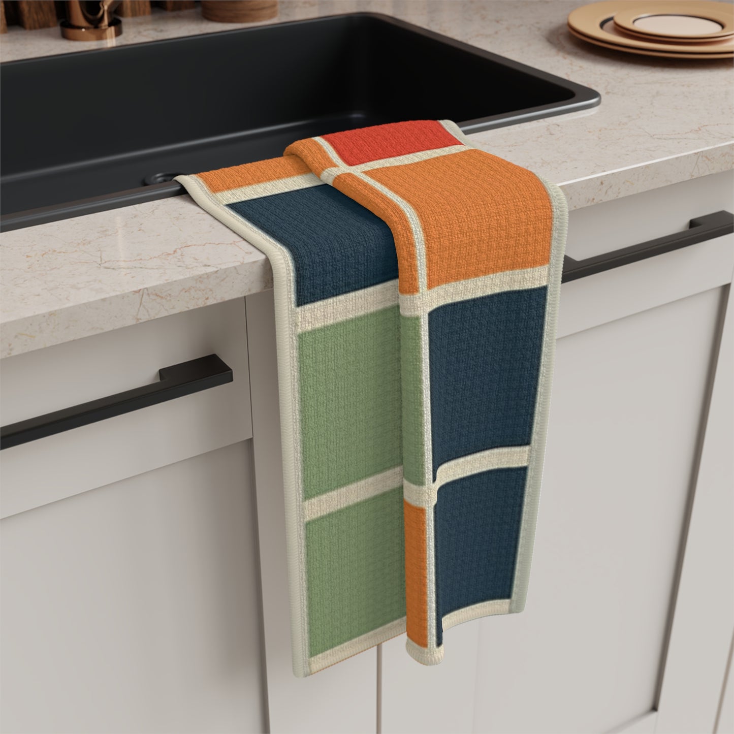 Mid Century Modern Microfiber Towel PS6