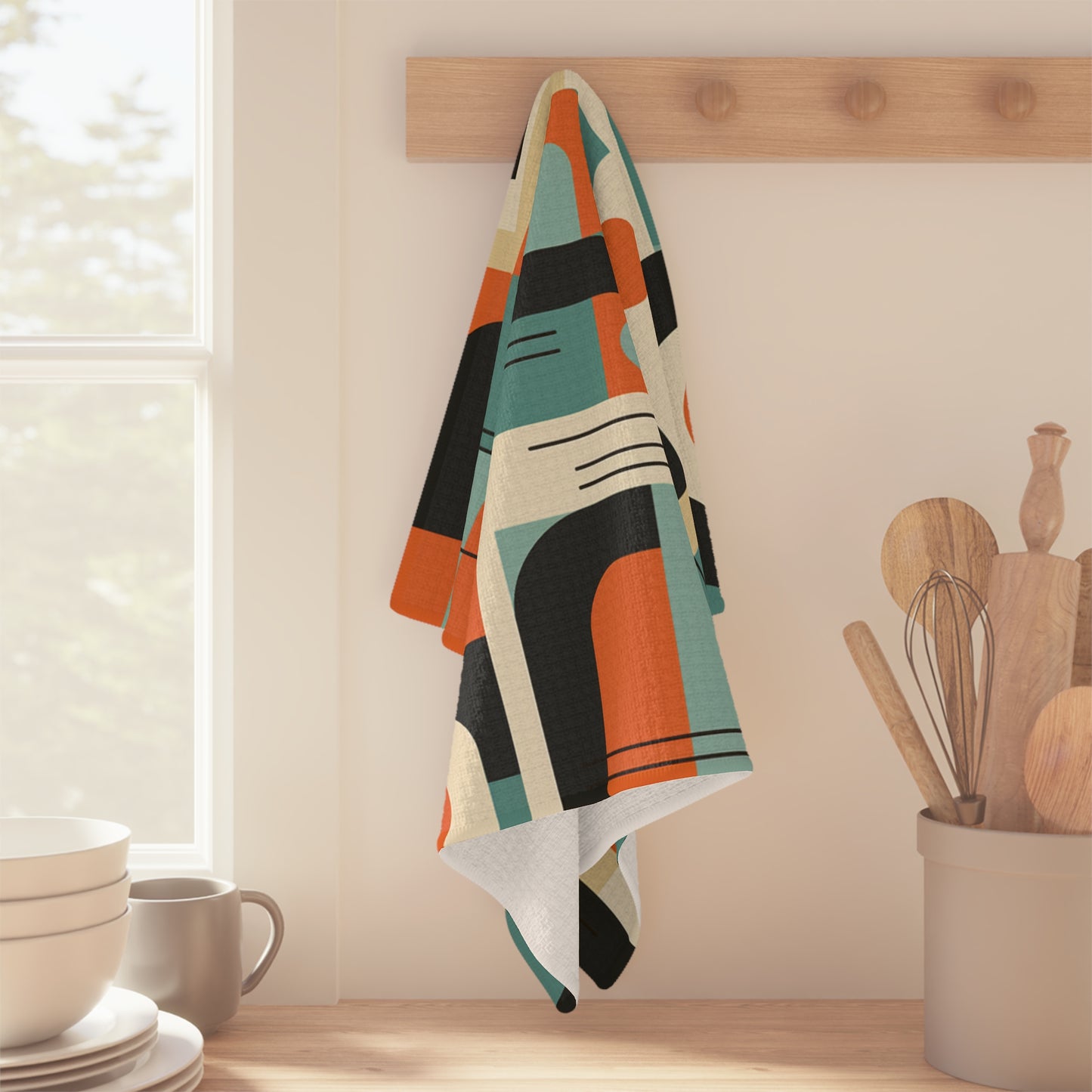 Mid Century Modern Microfiber Towel PS9