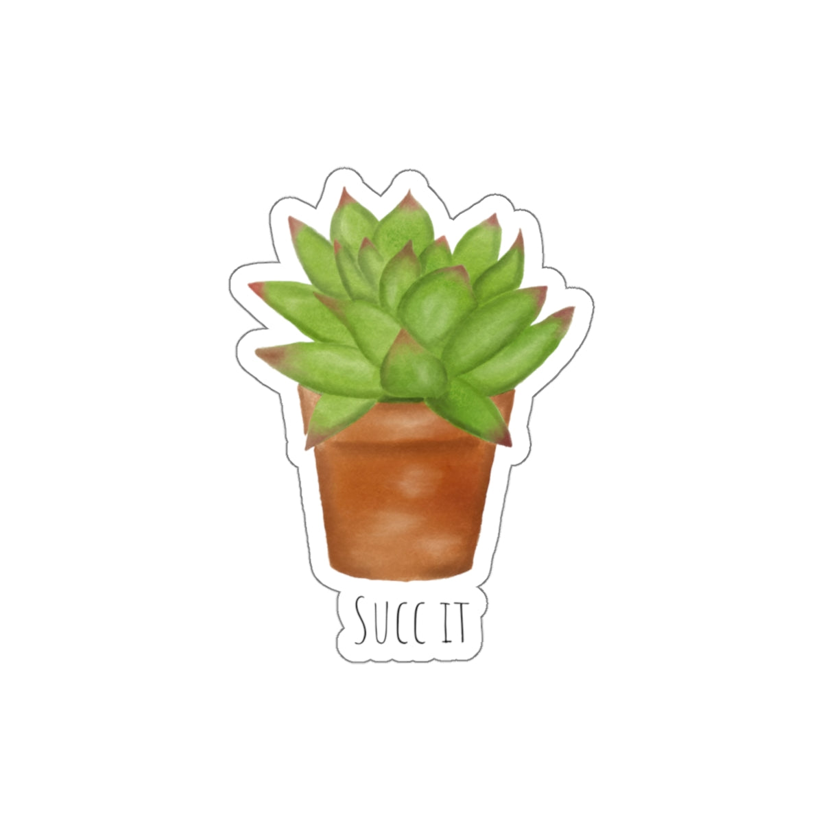 "Succ It" Succulent Sticker