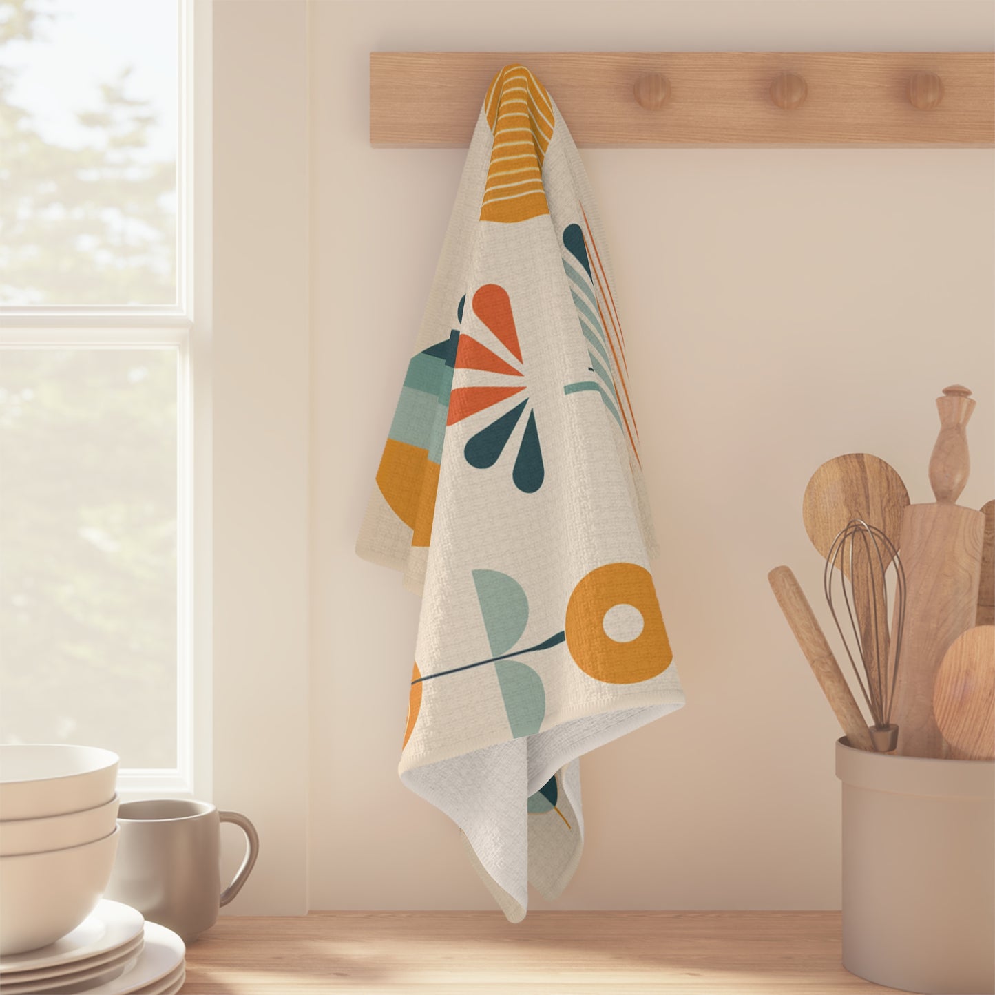 Mid Century Modern Microfiber Towel PS8