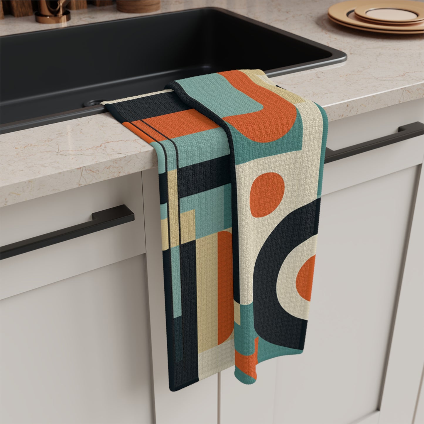 Mid Century Modern Microfiber Towel PS9