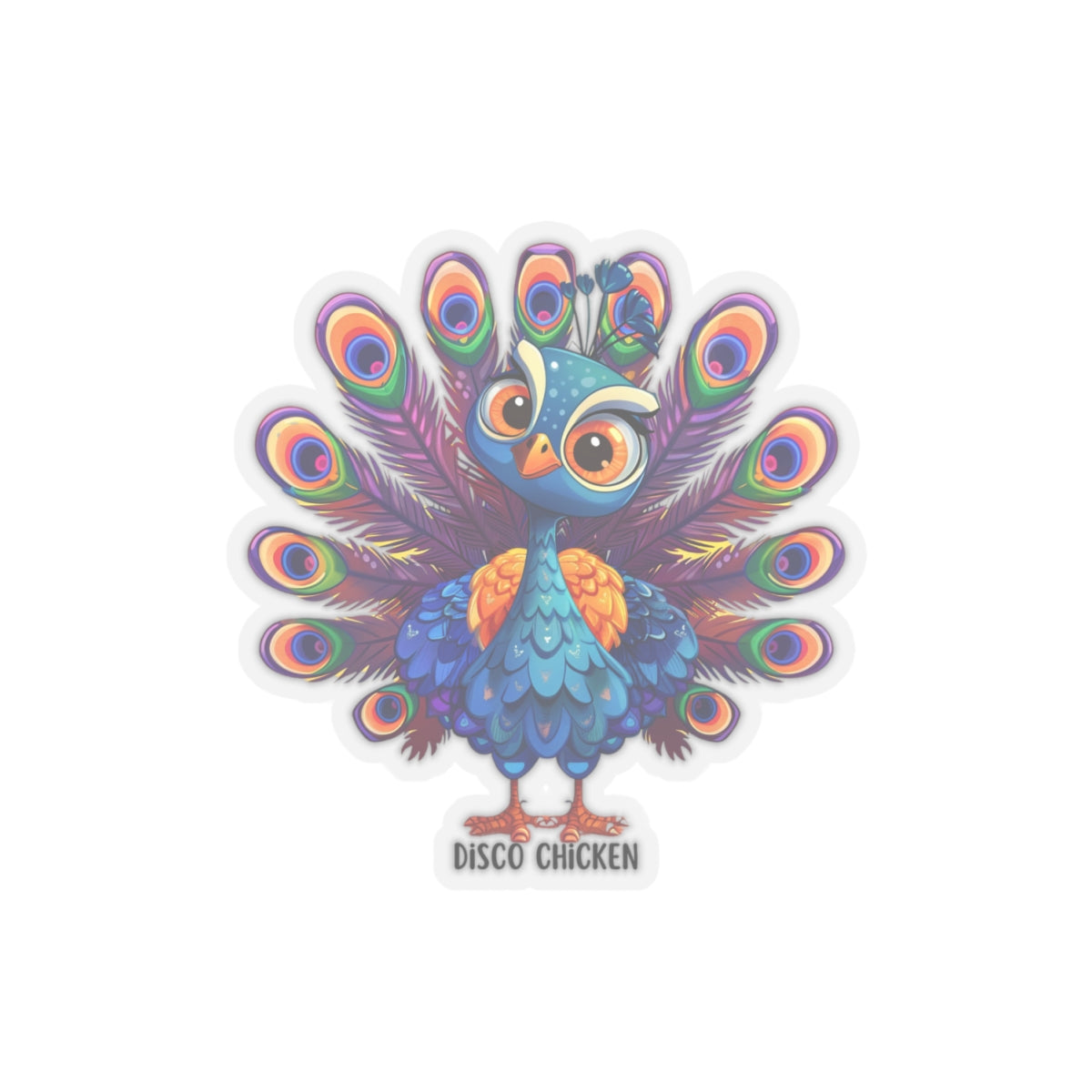 Disco Chicken Sticker