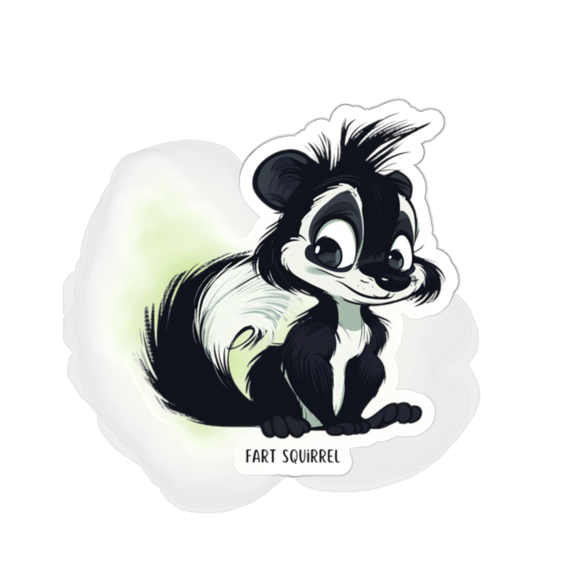 Fart Squirrel Sticker