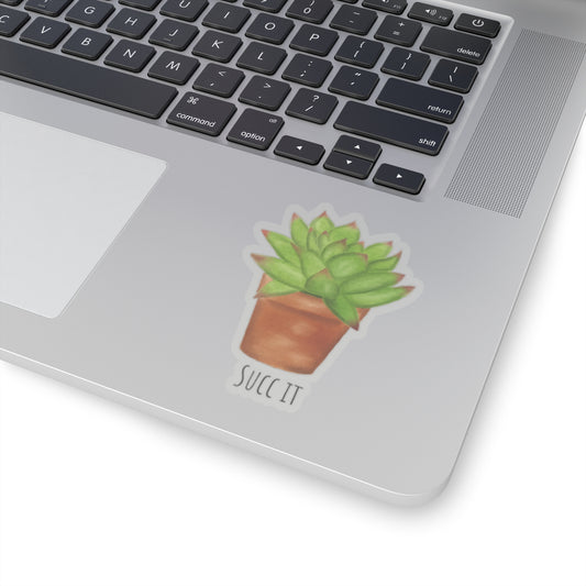 "Succ It" Succulent Sticker
