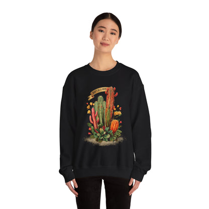 Don't be a prick Cactus - Unisex Heavy Blend™ Crewneck Sweatshirt