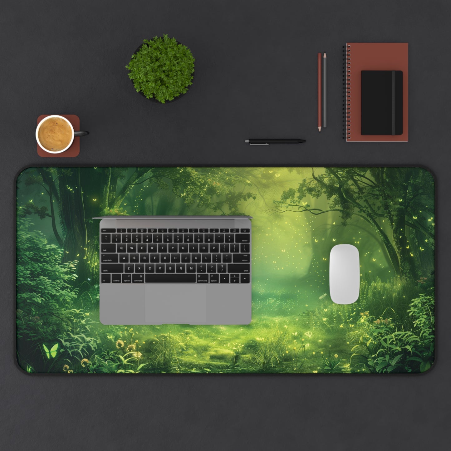 Serene Forest Landscape Desk Mat - DM04