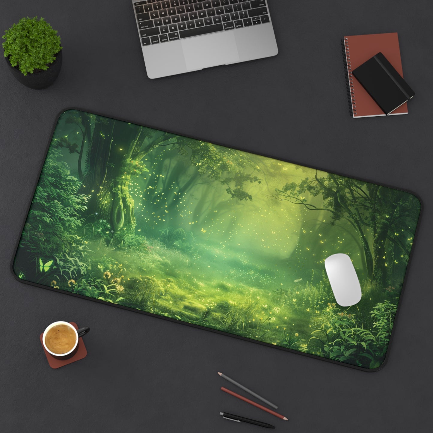 Serene Forest Landscape Desk Mat - DM04