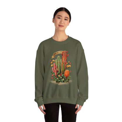 Don't be a prick Cactus - Unisex Heavy Blend™ Crewneck Sweatshirt