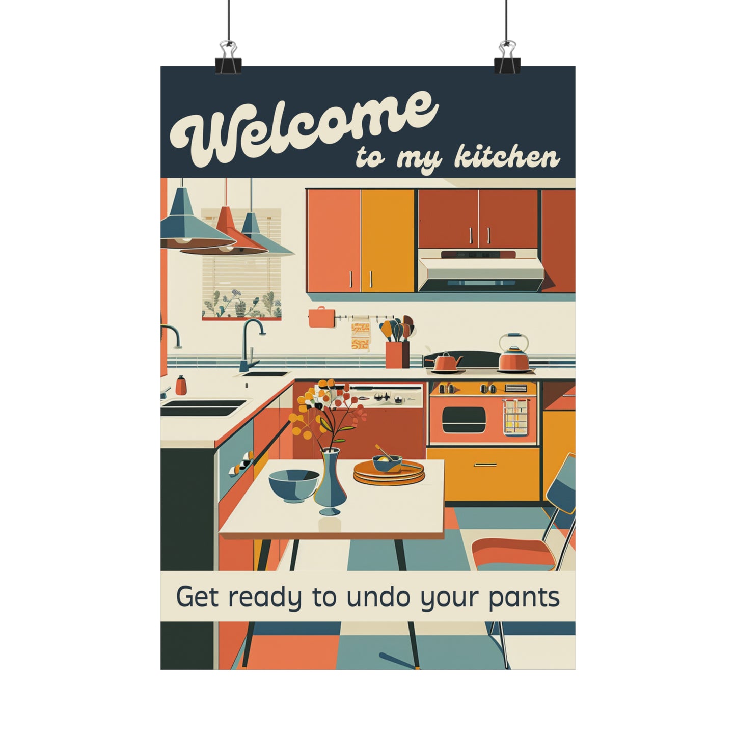 Retro Kitchen Poster D1